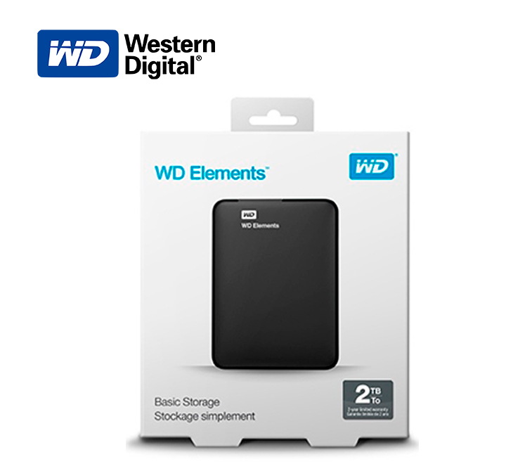 DISCO EXTERNO WESTERN DIGITAL ELEMENTS BLACK 2TB USB 3.0 – PC System Store