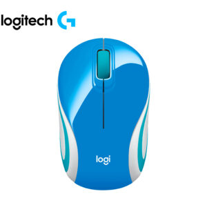 MOUSE LOGITECH M187 MINI WIRELESS REFRESH BLUE (910-005360)