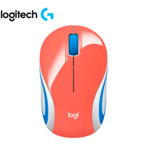 MOUSE LOGITECH M187 MINI WIRELESS REFRESH CORAL (910-005362)