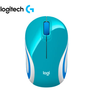 MOUSE LOGITECH M187 MINI WIRELESS REFRESH LIGHT BLUE (910-005363)