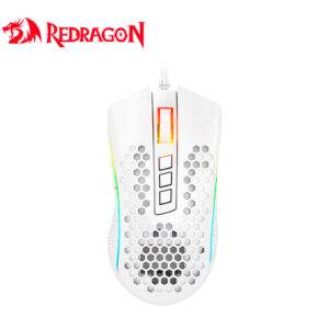 MOUSE REDRAGON STORM ELITE M988W WHITE RGB GAMING
