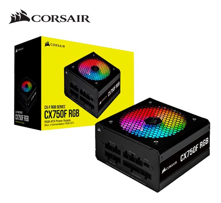 CORSAIR Alimentation PC - CX RGB Series CX750F - 750W - 80 PLUS