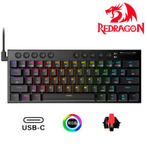 TECLADO REDRAGON HORUS MINI K632-RGB RED SWITCH RED RGB