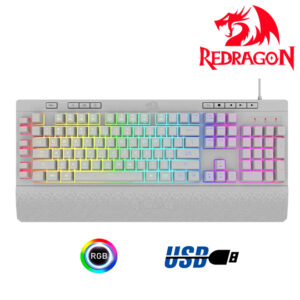 TECLADO REDRAGON SHIVA SPANISH K512WRGB-SP WHITE