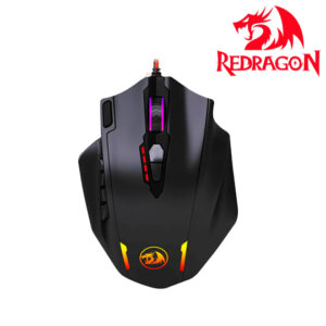 MOUSE REDRAGON IMPACT M908 RGB 12,400 DPI BLACK USB