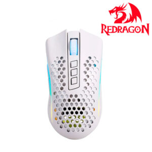 MOUSE REDRAGON STORM PRO M808 INALAMBRICO RGB GAMING WHITE DPI 16000