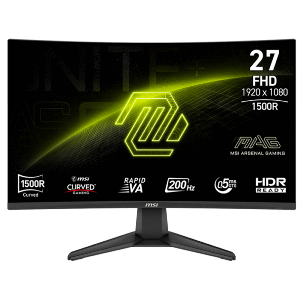 MONITOR MSI MAG 276CF E20 27" FHD 200HZ CURVO FHD VA RAPID 0.5MS HEADPHONE-OUT