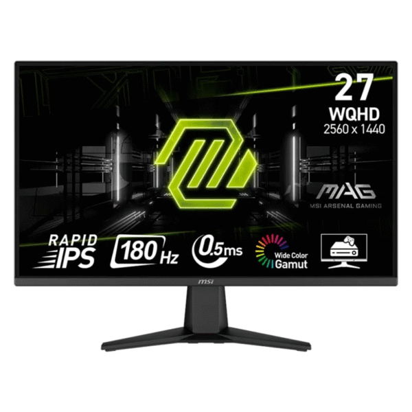 MONITOR MSI MAG-275QF 27” 180HZ PLANO WQHD 2560X1440 IPS 0.5MS HEADPHONE-OUT