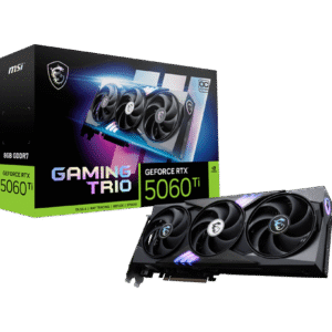 TARJETA DE VIDEO MSI RTX 5060TI 8GB GAMING TRIO OC WHITE  GDDR7 PCIex 5.0