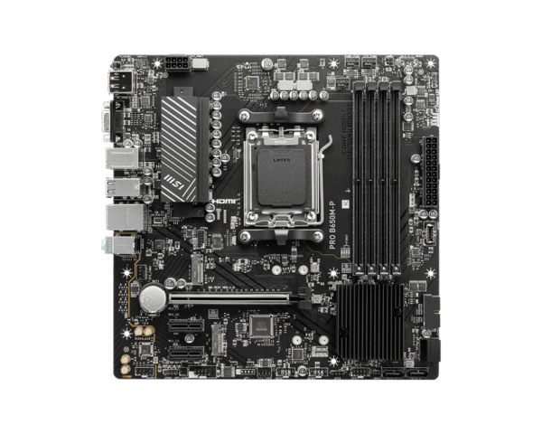 MOTHERBOARD MSI PRO B650M-P SVL AM5 - Imagen 3