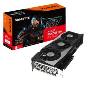 TARJETA DE VIDEO GIGABYTE RX7600 8GB GAMING OC GDDR6 PCIex 4.0