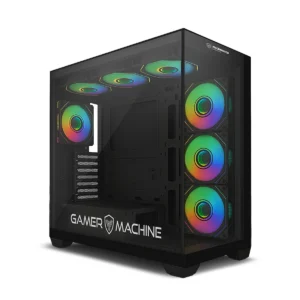 CASE MICRONICS MIC GC806 BLACK ARGB FAN X7 TIPO/C S/FUENTE ATX