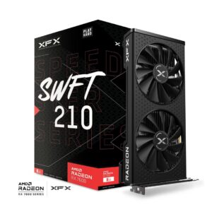 TARJETA DE VIDEO XFX RX7600 8GB SPEEDSTER SWFT GDDR6 PCIex 4.0