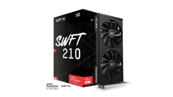 TARJETA DE VIDEO XFX RX7600 8GB SPEEDSTER SWFT GDDR6 PCIex 4.0