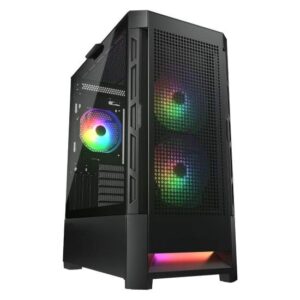CASE COUGAR DUOFACE BLACK FAN X3 RGB S/FUENTE MID TOWER ATX