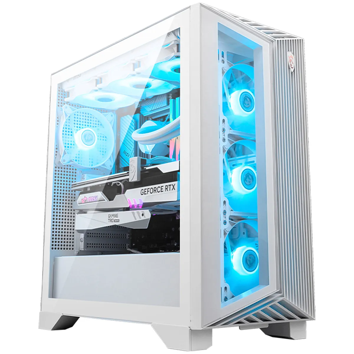 CASE MSI MPG GUNGNIR 210R WHITE FAN X4 RGB S/FUENTE ATX