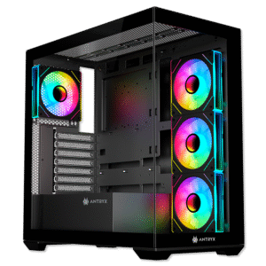 CASE ANTRYX FX 750 BLACK FAN X4 ARGB S/FUENTE ATX