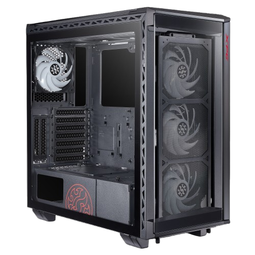 CASE XPG BATTLECRUISER BLACK FAN X4 S/FUENTE ATX - Imagen 4