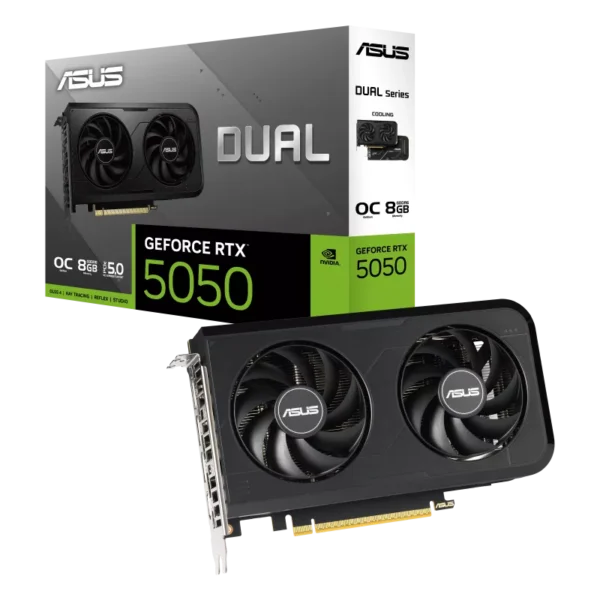 TARJETA DE VIDEO ASUS RTX 5050 8GB DUAL OC GDDR6 128 BITS