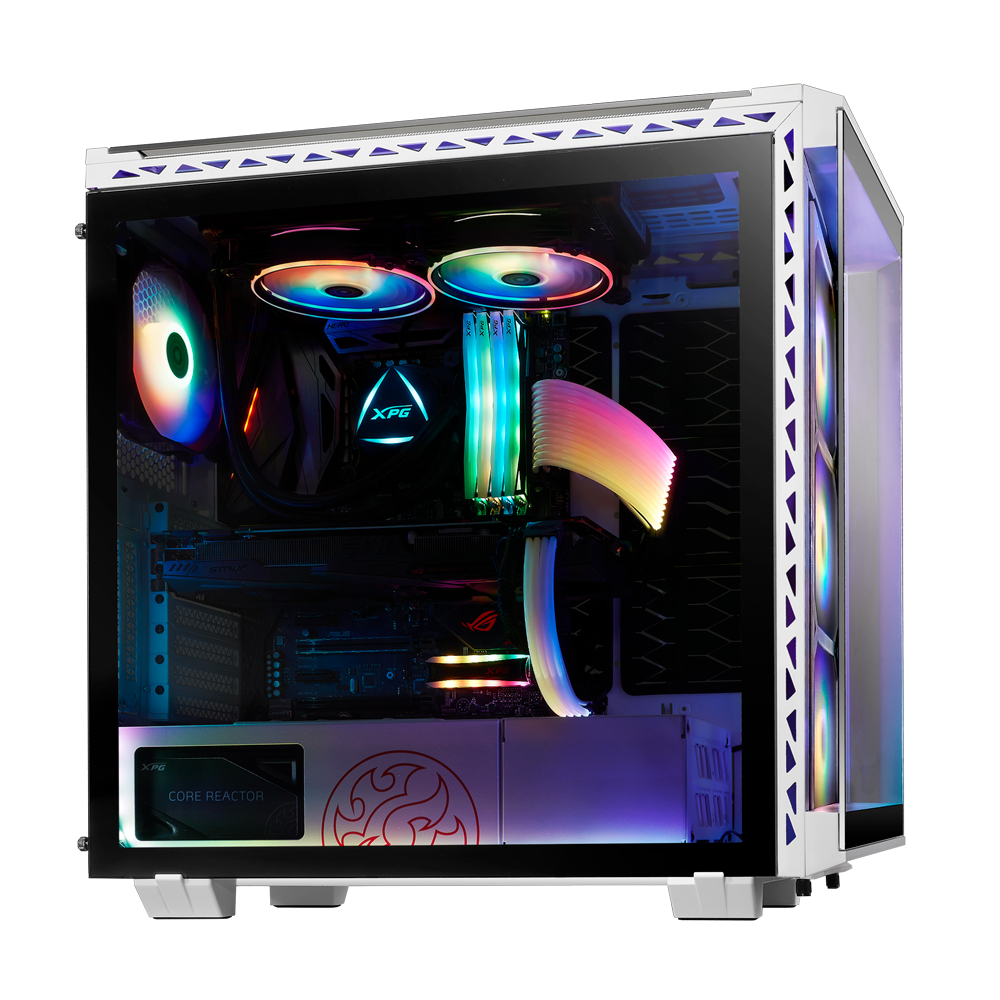 CASE XPG BATTLECRUISER BLACK FAN X4 S/FUENTE ATX - Imagen 2