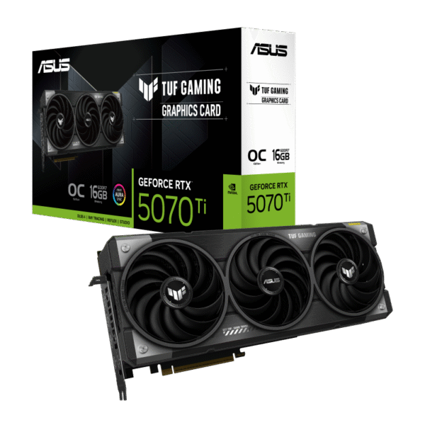 TARJETA DE VIDEO ASUS RTX 5070Ti TUF GAMING OC 16GB GDDR7 PCIex 5.0