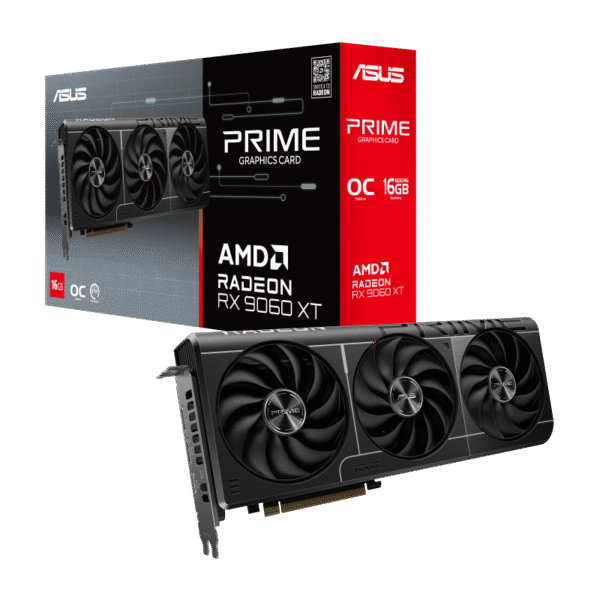 TARJETA DE VIDEO ASUS RX 9060XT PRIME 16GB GDDR6 PCIex 5.0
