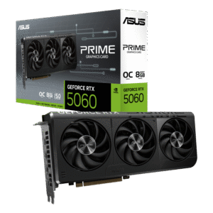 TARJETA DE VIDEO ASUS RTX 5060 8GB PRIME 3X OC GDDR7 PCIex 5.0